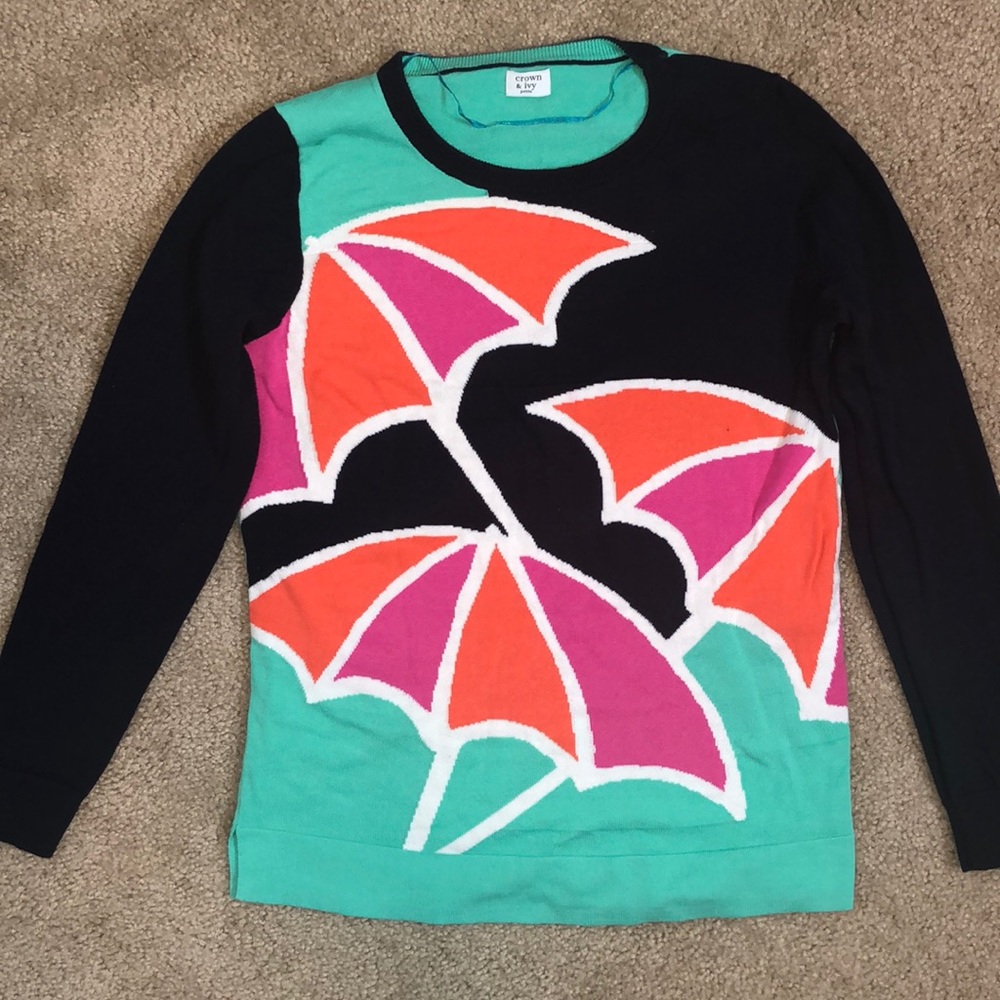 crown & ivy Umbrella ☂ Sweater
